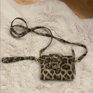 Charming Charlie’s leopard purse/wristlet